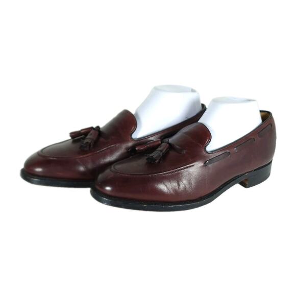 Johnston Murphy Men\'s Aristocraft US9B/D Burgundy Leather Tassel Loafers main image 11